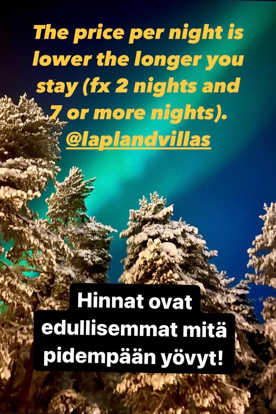 Villa Saarua By The Slopes Ski In, Family & Bike Park, Hike Trails, National Park, Wifi - Lapland Villas Рука Экстерьер фото